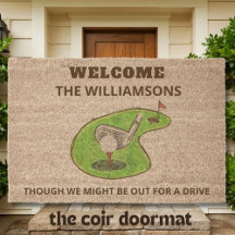 Modern minimalistisch golfthema gepersonaliseerd k