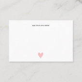 Modern minimalistisch goudglitter Gift-certificaat Visitekaartje (Achterkant)