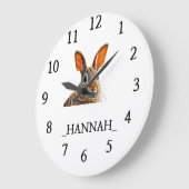 Modern minimalistisch grote klok (Hoek)