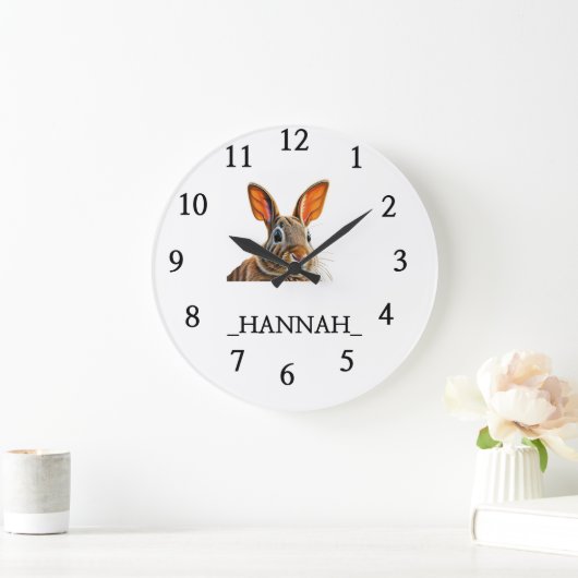 Modern minimalistisch grote klok (Huis)