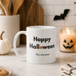 Modern Minimalistisch Halloween – Persoonlijk Koffiemok