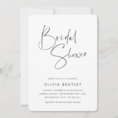 Modern minimalistisch handgeschreven script Vrijge Kaart (Voorkant)