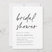 Modern minimalistisch handgeschreven script Vrijge Kaart (Voorkant)