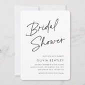 Modern minimalistisch handgeschreven script Vrijge Kaart (Voorkant)