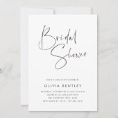 Modern minimalistisch handgeschreven script Vrijge Kaart (Voorkant)