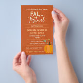 Modern minimalistisch Herfst Festivalflyerpapier Flyer (Hand)