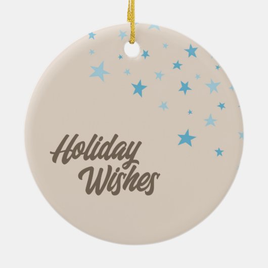 Modern minimalistisch hert Holiday Ornament niet-f (Achterkant)