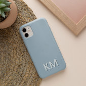 Modern minimalistisch Hoesje-Mate voor tonal Monog iPhone Hoesje