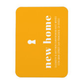 Modern minimalistisch hoofdkwartier nieuw startpun magneet (Verticaal)