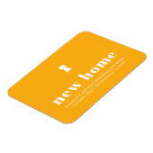 Modern minimalistisch hoofdkwartier nieuw startpun magneet (Linkerzijde)