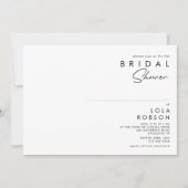 Modern minimalistisch horizontaal Vrijgezellenfees Kaart (Voorkant)