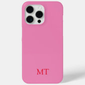 Modern Minimalistisch Initiaal Monogram Case-Mate iPhone Case (Achterkant)