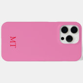 Modern Minimalistisch Initiaal Monogram Case-Mate iPhone Case (Achterkant (horizontaal))