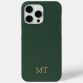 Modern Minimalistisch Initiaal Monogram Case-Mate iPhone Case (Achterkant)