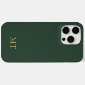 Modern Minimalistisch Initiaal Monogram Case-Mate iPhone Case (Achterkant (horizontaal))