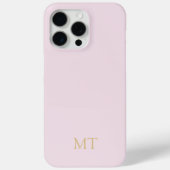 Modern Minimalistisch Initiaal Monogram Case-Mate iPhone Case (Achterkant)