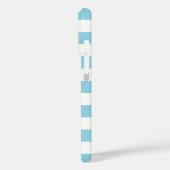 Modern Minimalistisch Initiaal Monogram Case-Mate iPhone Case (Achterkant / Links)