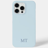 Modern Minimalistisch Initiaal Monogram Case-Mate iPhone Case (Achterkant)