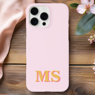 Modern Minimalistisch Initiaal Monogram iPhone 16 Pro Max Hoesje