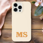 Modern Minimalistisch Initiaal Monogram iPhone 16 Pro Max Hoesje<br><div class="desc">Creëer uw eigen gepersonaliseerde iPhone Case met aangepaste initiaal naam in de moderne minimalistische typografie. Verkrijgbaar in verschillende kleuren en stijlen.</div>