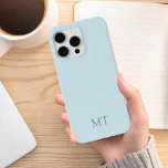 Modern Minimalistisch Initiaal Monogram iPhone 15 Pro Max Hoesje<br><div class="desc">Minimalistisch Modern Initiaal Monogram Telefoonhoesje. Creëer uw eigen gepersonaliseerde iPhone Case met aangepaste initiaal naam.</div>