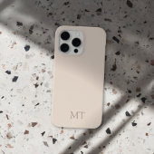 Modern Minimalistisch Initiaal Monogram Case-Mate iPhone Case