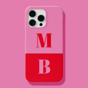 Modern Minimalistisch Initiaal Monogram iPhone 15 Pro Max Hoesje