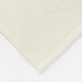 Modern Minimalistisch Initiaal Monogram Fleece Deken (Hoek)