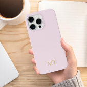 Modern Minimalistisch Initiaal Monogram iPhone Hoesje