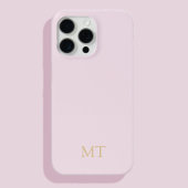 Modern Minimalistisch Initiaal Monogram iPhone Hoesje
