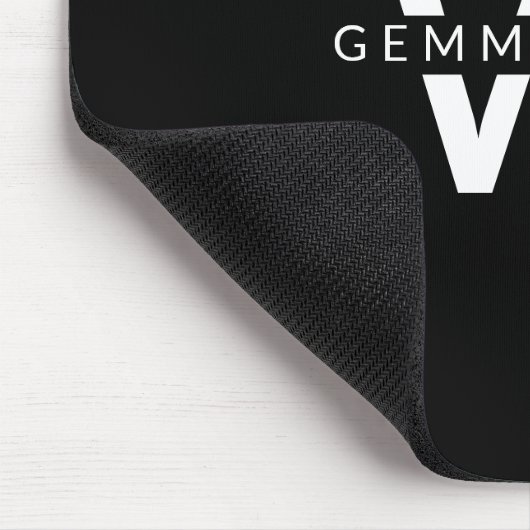 Modern minimalistisch Initiaal Muismat (Hoek)