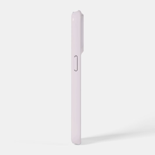 Modern Minimalistisch Initiaal Roze Monogram iPhone Hoesje (Rechterkant)