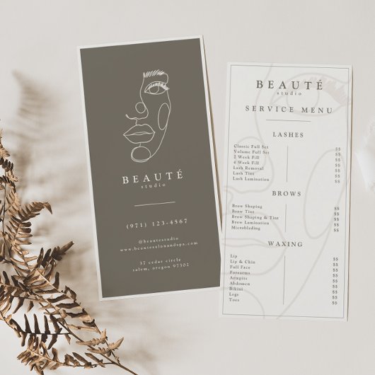 Modern Minimalistisch Ivoor/Neutraal Lash & Brow M