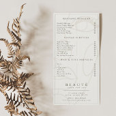 Modern minimalistisch ivoor/neutraal salon/spa men