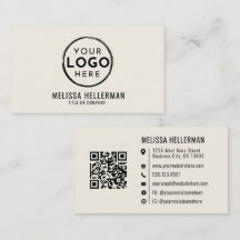 Modern Minimalistisch Ivoor Professioneel Logo