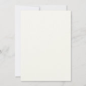 Modern minimalistisch Ivory Tan Wedding Save The Date (Achterkant)