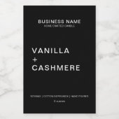 Modern minimalistisch kaartenlabel voedselcontainer etiket (Enkel label)