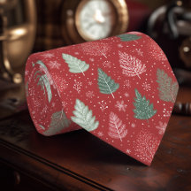 Modern minimalistisch kerstboom Stropdas voor mann