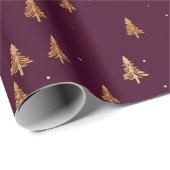 Modern minimalistisch kerstcadeaupapier cadeaupapier (Rol Hoek)