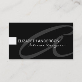 Modern minimalistisch klassiek elegant professione visitekaartje