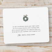 Modern minimalistisch klein bedrijf dank u feestdagenkaart