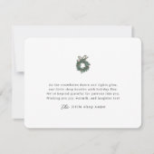 Modern minimalistisch klein bedrijf dank u feestdagenkaart (Voorkant)