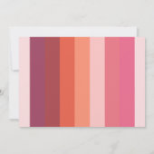 modern minimalistisch kleurenblok Stationery Note Notitiekaartje (Achterkant)