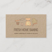 Modern minimalistisch kraftpapier visitekaartje (Voorkant)