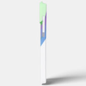 Modern minimalistisch kunstgolfpatroon Case-Mate iPhone case (Achterkant / Links)