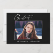 Modern minimalistisch legant inktscript 2 Foto Afs Aankondiging (Voorkant)