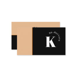 Modern minimalistisch legant Visitekaartje