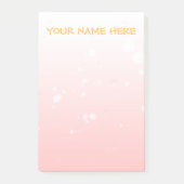 Modern minimalistisch lichtroze bundel post-it® notes (Voorkant)