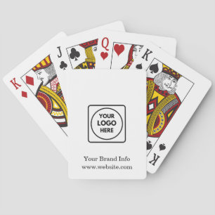Modern Minimalistisch Logo   Aangepast Bedrijfsdes Pokerkaarten