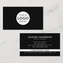 Modern Minimalistisch Logo Professionele Zwart Wit